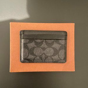 Coach Slim Billfold Wallet In Signature Canvas